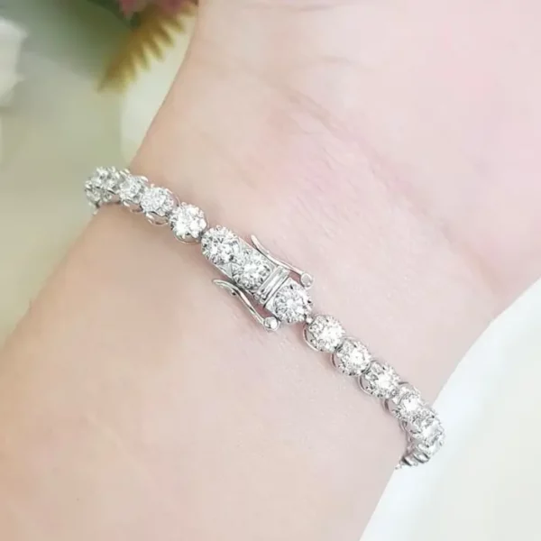 สร้อยข้อมือเพชร กำไลเพชร - Image 3